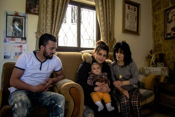 Ein kleines Geschenk aus Marseille für die Familien des christichen Viertels in Jerusalem