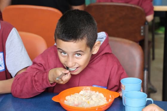Encontramos a los chicos del Sostén Escolar de Belén