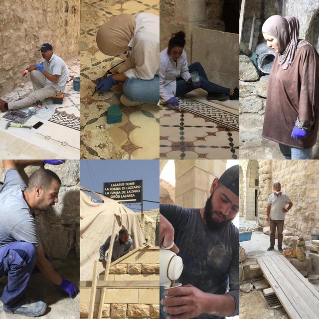 Une mosaïque moderne pour le site archéologique de Béthanie