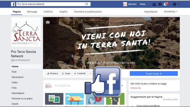 Il tuo viaggio su misura con noi! Su Facebook, la nuova pagina visite Pro Terra Sancta Network