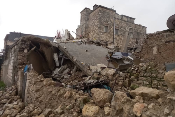Syrie Tremblement de terre de Knaye Yacoubieh