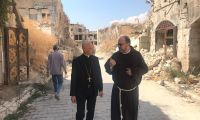 Cardinal Bagnasco in Aleppo with us: You are a sign of hope for all