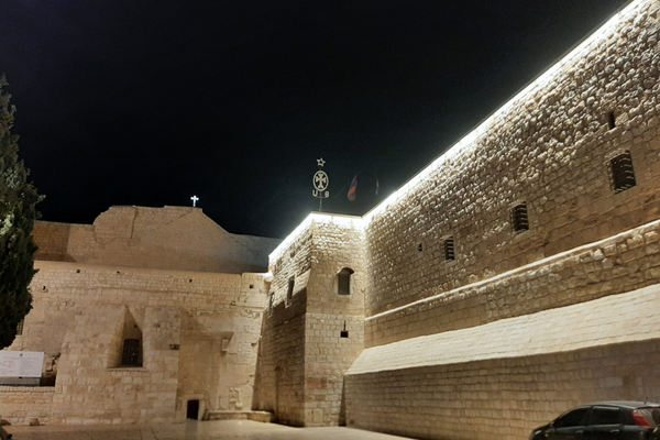 Basilica Natività sera