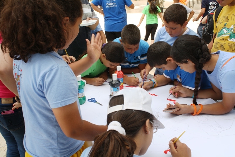 Giordania Amman bambini a scuola