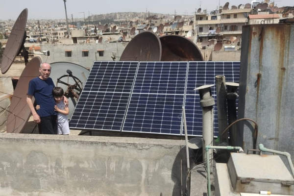 Paneles solares de Alepo