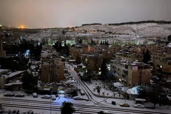 Schnee Syrien 2022
