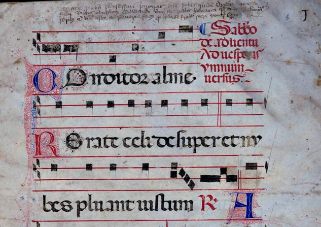 manoscritto biblioteca francescana