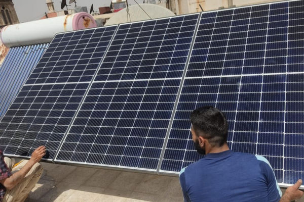 Solar panels Syria